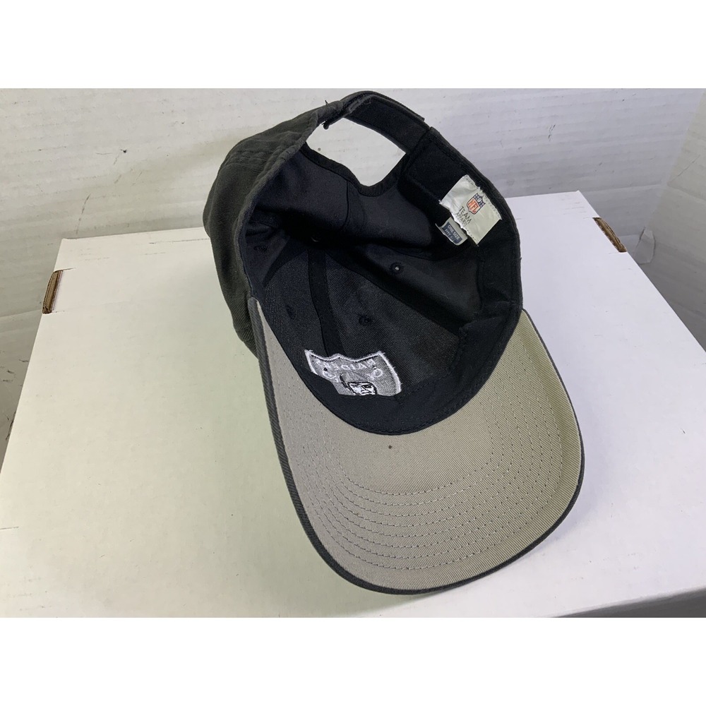 Las Vegas Raiders Oakland Raiders Cap Hat Nation Team Apparel  Black Silver NFL - Picture 3 of 7